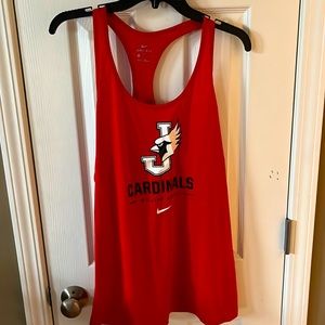 William Jewell College Razorback Women’s tank top - NWT Nike Dri-Fit XL Liberty